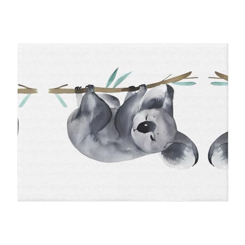 203,2 x 152,4 cm weiche, gemütliche Flanelldecke, lustiger Koalas-Überwurf für Bett, Sofa und Reisen, leicht, hypoallergen 203,2 x 152,4 cm weiche, gemütliche Flanelldecke, lustiger Koalas-Überwurf für Bett, Sofa und Reisen, leicht, hypoallergen von JaoXer