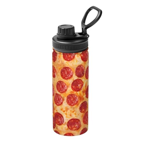 3D Pizza Pepperoni Isolierter Wasserkocher, 530 ml, doppelwandige Thermoskanne für heiße und kalte Getränke, perfekt für Reisen, Camping 3D Pizza Pepperoni Isolierter Wasserkocher, 530 ml, doppelwandige Thermoskanne für heiße und kalte Getränke, perfekt für Reisen, Camping von JaoXer
