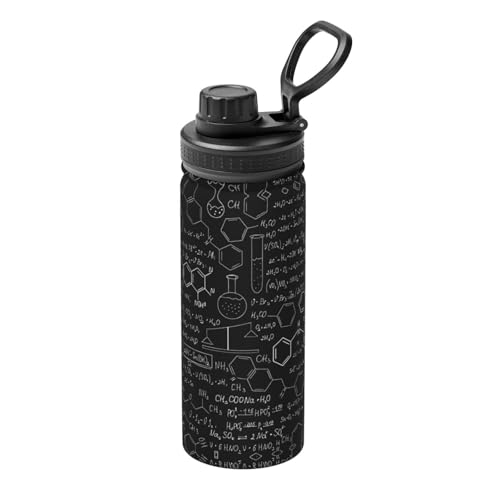 Abstrakte Wissenschaft Chemie 530 ml Sport Isolierter Wasserkocher – Doppelwandige Thermoskanne für heiße und kalte Getränke – perfekt für Reisen, Camping Abstrakte Wissenschaft Chemie 530 ml Sport Isolierter Wasserkocher – Doppelwandige Thermoskanne für heiße und kalte Getränke – perfekt für Reisen, Camping von JaoXer