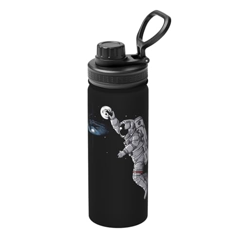 Astronaut Space Basketball 510.3 g Sport Isolierter Wasserkocher - Doppelwandige Thermoskanne für heiße und kalte Getränke - Perfekt für Reisen, Camping von JaoXer
