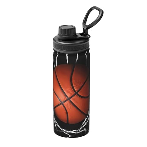 Basketball 510.3 g Sport Isolierter Wasserkocher - Doppelwandige Thermoskanne für heiße und kalte Getränke - Perfekt für Reisen, Camping Basketball 510.3 g Sport Isolierter Wasserkocher - Doppelwandige Thermoskanne für heiße und kalte Getränke - Perfekt für Reisen, Camping von JaoXer