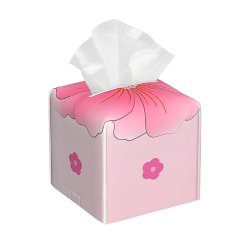 Blooming Carnations Taschentuchbox aus Leder – faltbarer Organizer für Badezimmer, Wohnzimmer, Büro, Auto und mehr Blooming Carnations Taschentuchbox aus Leder – faltbarer Organizer für Badezimmer, Wohnzimmer, Büro, Auto und mehr von JaoXer