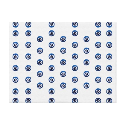 Flanelldecke, weich, gemütlich, 203,2 x 152,4 cm, böse Blicke, bedruckt, Überwurf für Bett, Sofa und Reisen, leicht, hypoallergen Flanelldecke, weich, gemütlich, 203,2 x 152,4 cm, böse Blicke, bedruckt, Überwurf für Bett, Sofa und Reisen, leicht, hypoallergen von JaoXer