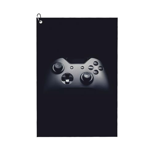 Gaming Controller Muster Druck Golf Club Handtuch für Männer & Frauen - Tragbar mit Karabiner Clip - Perfekt für Sport, Yoga, Fitnessstudio, Strand Gaming Controller Muster Druck Golf Club Handtuch für Männer & Frauen - Tragbar mit Karabiner Clip - Perfekt für Sport, Yoga, Fitnessstudio, Strand von JaoXer