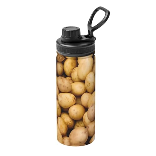 Garden Potatoes Isolierter Wasserkocher, 530 ml, doppelwandige Thermoskanne für heiße und kalte Getränke, perfekt für Reisen, Camping Garden Potatoes Isolierter Wasserkocher, 530 ml, doppelwandige Thermoskanne für heiße und kalte Getränke, perfekt für Reisen, Camping von JaoXer