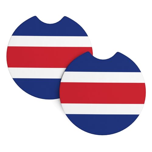 Getränkehalter mit Flagge von Costa Rica, bedruckt, Auto-Innenraum, 2 Stück, Universal-Getränkeuntersetzer für LKW, SUVs, Vans, Boote, Auto-Geschenk Getränkehalter mit Flagge von Costa Rica, bedruckt, Auto-Innenraum, 2 Stück, Universal-Getränkeuntersetzer für LKW, SUVs, Vans, Boote, Auto-Geschenk von JaoXer