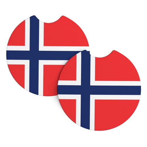 Getränkehalter mit norwegischer Flagge, 2 Stück, Universal-Getränkeuntersetzer für LKW, SUVs, Vans, Boote, Auto-Geschenk Getränkehalter mit norwegischer Flagge, 2 Stück, Universal-Getränkeuntersetzer für LKW, SUVs, Vans, Boote, Auto-Geschenk von JaoXer