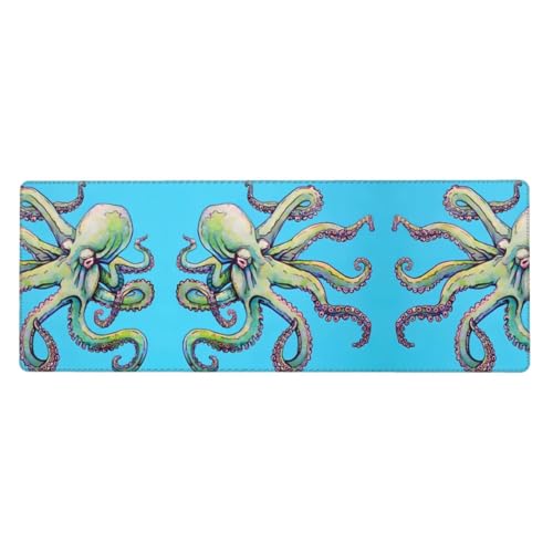 Großes Mauspad mit Oktopus-Design, 30 x 80 cm, Gaming-Schreibtischmatte, erweiterter Schutz für Zuhause, Büro, Computer Großes Mauspad mit Oktopus-Design, 30 x 80 cm, Gaming-Schreibtischmatte, erweiterter Schutz für Zuhause, Büro, Computer von JaoXer