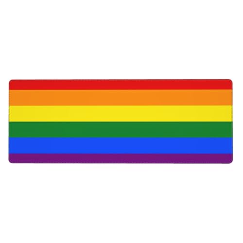 Großes Mauspad mit Regenbogen-Druck, 30 x 80 cm, Gaming-Schreibtischmatte, erweiterter Schutz für Zuhause, Büro, Computer Großes Mauspad mit Regenbogen-Druck, 30 x 80 cm, Gaming-Schreibtischmatte, erweiterter Schutz für Zuhause, Büro, Computer von JaoXer