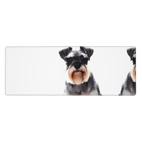 Großes Mauspad mit Schnauzer-Druck, 30 x 80 cm, Gaming-Schreibtischunterlage, erweiterter Schutz für Zuhause, Büro, Computer Großes Mauspad mit Schnauzer-Druck, 30 x 80 cm, Gaming-Schreibtischunterlage, erweiterter Schutz für Zuhause, Büro, Computer von JaoXer