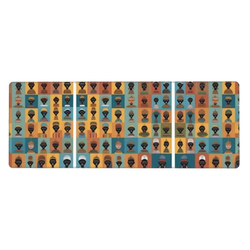 Großes Mauspad mit kulturellen Symbolen, 30 x 80 cm, Gaming-Schreibtischmatte, erweiterter Schutz für Zuhause, Büro, Computer Großes Mauspad mit kulturellen Symbolen, 30 x 80 cm, Gaming-Schreibtischmatte, erweiterter Schutz für Zuhause, Büro, Computer von JaoXer