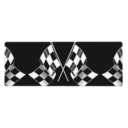 Großes Mauspad mit schwarz-weißer Formel, karierte Flaggen, 30 x 80 cm, Gaming-Schreibtischunterlage, erweiterter Schutz für Zuhause, Büro, Computer Großes Mauspad mit schwarz-weißer Formel, karierte Flaggen, 30 x 80 cm, Gaming-Schreibtischunterlage, erweiterter Schutz für Zuhause, Büro, Computer von JaoXer