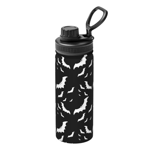 Halloween Flying Bats 510.3 g Sport Isolierter Wasserkocher - Doppelwandige Thermoskanne für heiße und kalte Getränke - Perfekt für Reisen, Camping Halloween Flying Bats 510.3 g Sport Isolierter Wasserkocher - Doppelwandige Thermoskanne für heiße und kalte Getränke - Perfekt für Reisen, Camping von JaoXer