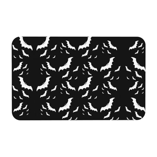 Halloween fliegende Fledermäuse Kieselgur Matte – Badewanne, Dusche, saugfähig, Badezimmer-Bodenteppich – Eingangsteppich, Schlafzimmer Gummi-Teppich Halloween fliegende Fledermäuse Kieselgur Matte – Badewanne, Dusche, saugfähig, Badezimmer-Bodenteppich – Eingangsteppich, Schlafzimmer Gummi-Teppich von JaoXer