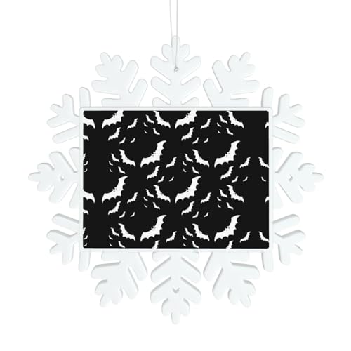 Halloween fliegende Fledermäuse Schneeflocken Dekorationen - Winter Weihnachten hängen für Weihnachtsbaum, Urlaub Hochzeit Party Schilder, Tischdekoration Halloween fliegende Fledermäuse Schneeflocken Dekorationen - Winter Weihnachten hängen für Weihnachtsbaum, Urlaub Hochzeit Party Schilder, Tischdekoration von JaoXer
