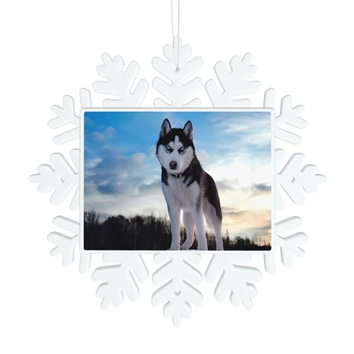 Hunde Schneeflocken Dekorationen - Winter Weihnachten hängen für Weihnachtsbaum, Urlaub Hochzeit Party Schilder, Tischdekoration Hunde Schneeflocken Dekorationen - Winter Weihnachten hängen für Weihnachtsbaum, Urlaub Hochzeit Party Schilder, Tischdekoration von JaoXer