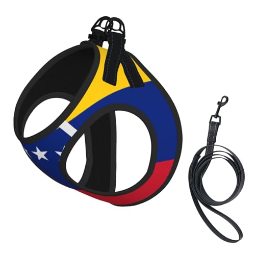 Hundegeschirr für Haustiere, Größe S, Flagge von Venezuela, verstellbar, für Katzen und Hunde, perfekt für Spaziergänge im Freien Hundegeschirr für Haustiere, Größe S, Flagge von Venezuela, verstellbar, für Katzen und Hunde, perfekt für Spaziergänge im Freien von JaoXer