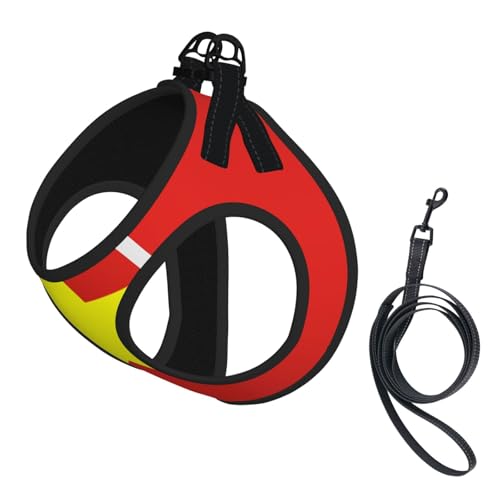 Hundegeschirr für kleine Haustiere, kleine Größe, vietnamesische Flagge, verstellbar, für Katzen und Hunde, perfekt für Spaziergänge im Freien Hundegeschirr für kleine Haustiere, kleine Größe, vietnamesische Flagge, verstellbar, für Katzen und Hunde, perfekt für Spaziergänge im Freien von JaoXer