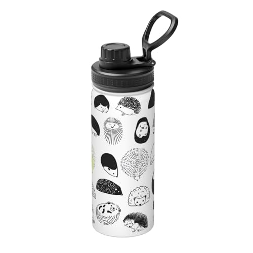Igel 530 ml Sport Isolierter Wasserkocher - Doppelwandige Thermoskanne für heiße und kalte Getränke - Perfekt für Reisen, Camping Igel 530 ml Sport Isolierter Wasserkocher - Doppelwandige Thermoskanne für heiße und kalte Getränke - Perfekt für Reisen, Camping von JaoXer