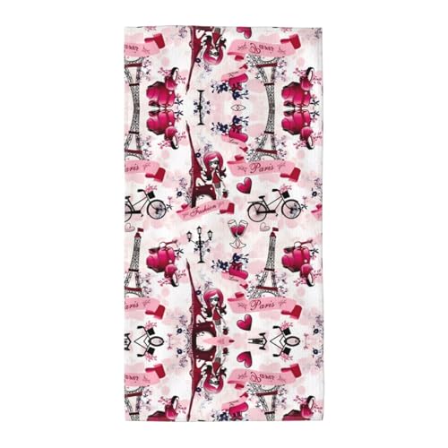 JaoXer 30,5 x 61 cm Strand-Pool-Handtuch für Damen und Herren – leicht, wiederverwendbar, Motiv: Paris Eiffelturm, Frankreich, bedruckt, Handtuch für Bad, Fitnessstudio, Reisen, Sport JaoXer 30,5 x 61 cm Strand-Pool-Handtuch für Damen und Herren – leicht, wiederverwendbar, Motiv: Paris Eiffelturm, Frankreich, bedruckt, Handtuch für Bad, Fitnessstudio, Reisen, Sport von JaoXer