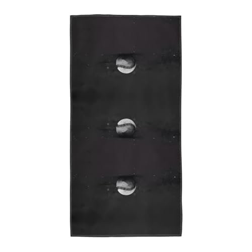 JaoXer 30,5 x 61 cm Strand-Pool-Handtuch für Damen und Herren – leichtes, wiederverwendbares Baseball-Handtuch für Bad, Fitnessstudio, Reisen, Sport von JaoXer