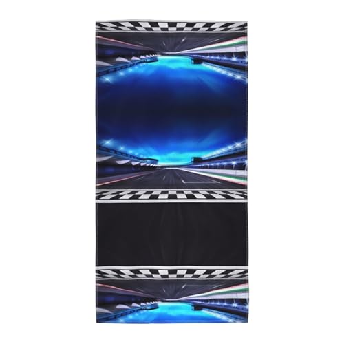 JaoXer 30,5 x 61 cm Strand-Pool-Handtuch für Damen und Herren – leichtes, wiederverwendbares Handtuch mit Rennbahn-Aufdruck für Bad, Fitnessstudio, Reisen, Sport JaoXer 30,5 x 61 cm Strand-Pool-Handtuch für Damen und Herren – leichtes, wiederverwendbares Handtuch mit Rennbahn-Aufdruck für Bad, Fitnessstudio, Reisen, Sport von JaoXer