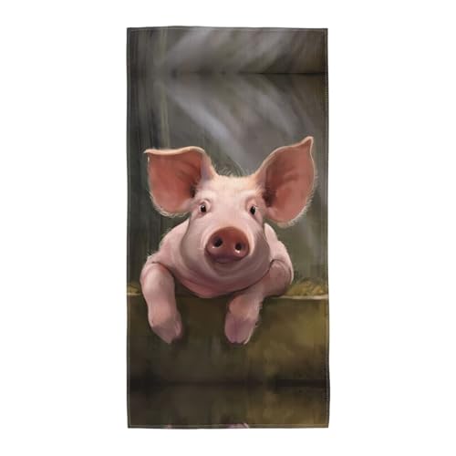 JaoXer 30,5 x 61 cm Strand-Pool-Handtuch für Damen und Herren – leichtes, wiederverwendbares Handtuch mit niedlichem Schweine-Druck für Bad, Fitnessstudio, Reisen, Sport JaoXer 30,5 x 61 cm Strand-Pool-Handtuch für Damen und Herren – leichtes, wiederverwendbares Handtuch mit niedlichem Schweine-Druck für Bad, Fitnessstudio, Reisen, Sport von JaoXer