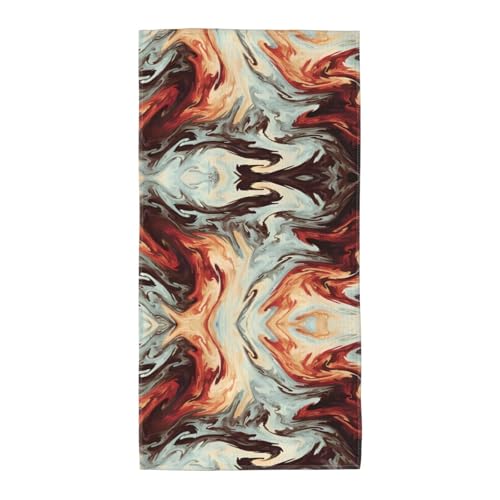 JaoXer 30,5 x 61 cm Strand-Pool-Handtuch für Damen und Herren – leichtes, wiederverwendbares Marmor-Handtuch mit braunem Druck für Bad, Fitnessstudio, Reisen, Sport JaoXer 30,5 x 61 cm Strand-Pool-Handtuch für Damen und Herren – leichtes, wiederverwendbares Marmor-Handtuch mit braunem Druck für Bad, Fitnessstudio, Reisen, Sport von JaoXer