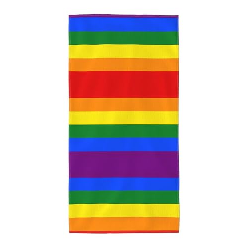 JaoXer 30,5 x 61 cm Strand-Pool-Handtuch für Männer und Frauen, leicht, wiederverwendbar, Regenbogen-Druck, Handtuch für Bad, Fitnessstudio, Reisen, Sport JaoXer 30,5 x 61 cm Strand-Pool-Handtuch für Männer und Frauen, leicht, wiederverwendbar, Regenbogen-Druck, Handtuch für Bad, Fitnessstudio, Reisen, Sport von JaoXer