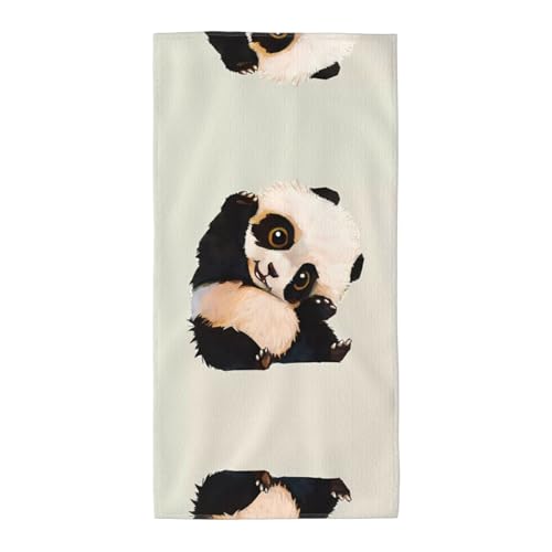 JaoXer 30,5 x 61 cm Strand-Pool-Handtuch für Männer und Frauen, leicht, wiederverwendbar, niedlicher kleiner Panda-Druck, Handtuch für Bad, Fitnessstudio, Reisen, Sport JaoXer 30,5 x 61 cm Strand-Pool-Handtuch für Männer und Frauen, leicht, wiederverwendbar, niedlicher kleiner Panda-Druck, Handtuch für Bad, Fitnessstudio, Reisen, Sport von JaoXer