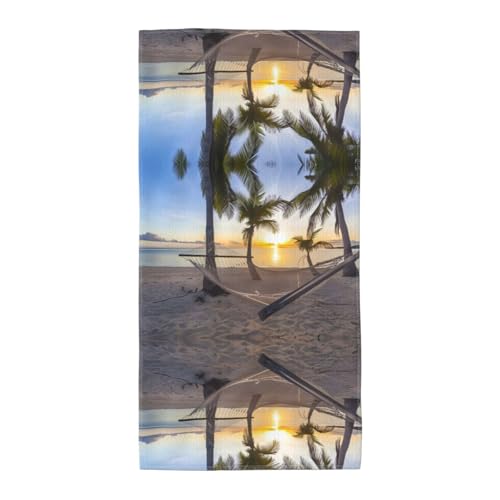 JaoXer 35,1 x 69,8 cm Strand-Pool-Handtuch für Damen und Herren – leicht, wiederverwendbar, Paradies-Strandpalmen-Druck, Handtuch für Bad, Fitnessstudio, Reisen, Sport JaoXer 35,1 x 69,8 cm Strand-Pool-Handtuch für Damen und Herren – leicht, wiederverwendbar, Paradies-Strandpalmen-Druck, Handtuch für Bad, Fitnessstudio, Reisen, Sport von JaoXer