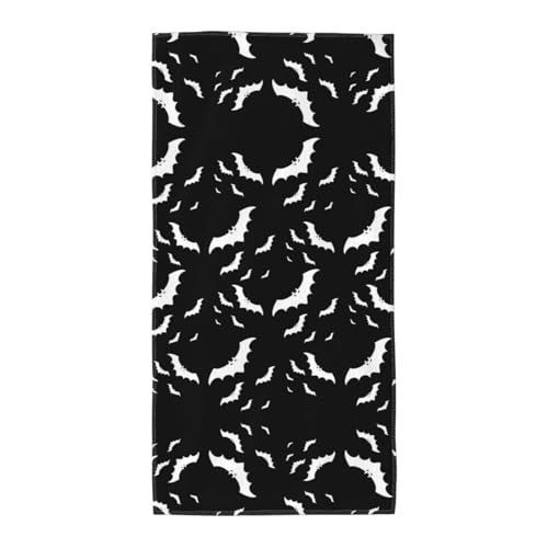 JaoXer 35,1 x 69,8 cm Strand-Pool-Handtuch für Damen und Herren – leichtes, wiederverwendbares Halloween-Handtuch mit fliegenden Fledermäusen für Bad, Fitnessstudio, Reisen, Sport JaoXer 35,1 x 69,8 cm Strand-Pool-Handtuch für Damen und Herren – leichtes, wiederverwendbares Halloween-Handtuch mit fliegenden Fledermäusen für Bad, Fitnessstudio, Reisen, Sport von JaoXer