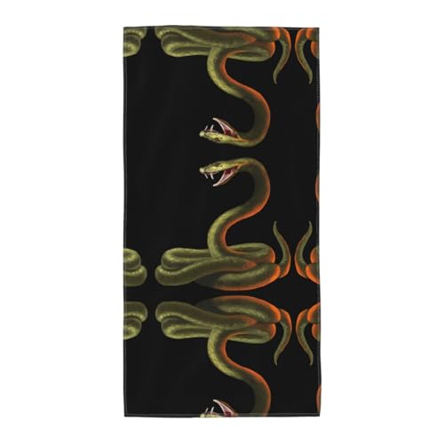 JaoXer 35,1 x 69,8 cm Strand-Pool-Handtuch für Damen und Herren – leichtes, wiederverwendbares Handtuch mit Schlangenmuster für Bad, Fitnessstudio, Reisen, Sport JaoXer 35,1 x 69,8 cm Strand-Pool-Handtuch für Damen und Herren – leichtes, wiederverwendbares Handtuch mit Schlangenmuster für Bad, Fitnessstudio, Reisen, Sport von JaoXer