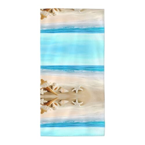 JaoXer 35,1 x 69,8 cm Strand-Pool-Handtuch für Damen und Herren – leichtes, wiederverwendbares Muschel-Sanddruck-Handtuch für Bad, Fitnessstudio, Reisen, Sport JaoXer 35,1 x 69,8 cm Strand-Pool-Handtuch für Damen und Herren – leichtes, wiederverwendbares Muschel-Sanddruck-Handtuch für Bad, Fitnessstudio, Reisen, Sport von JaoXer