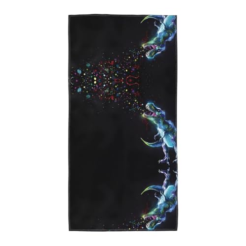 JaoXer 35,1 x 69,8 cm Strand-Pool-Handtuch für Männer und Frauen, leicht, wiederverwendbar, Dinosaurier-Druck, Handtuch für Bad, Fitnessstudio, Reisen, Sport JaoXer 35,1 x 69,8 cm Strand-Pool-Handtuch für Männer und Frauen, leicht, wiederverwendbar, Dinosaurier-Druck, Handtuch für Bad, Fitnessstudio, Reisen, Sport von JaoXer