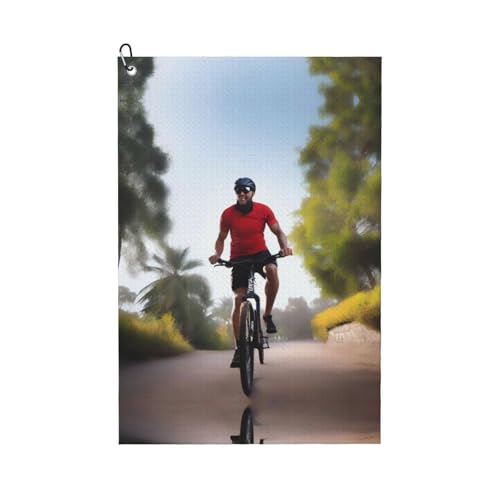 JaoXer Active Lifestyle Print Golfschlägerhandtuch für Damen & Herren - Tragbar mit Karabinerhaken - Perfekt für Sport, Yoga, Fitnessstudio, Strand JaoXer Active Lifestyle Print Golfschlägerhandtuch für Damen & Herren - Tragbar mit Karabinerhaken - Perfekt für Sport, Yoga, Fitnessstudio, Strand von JaoXer