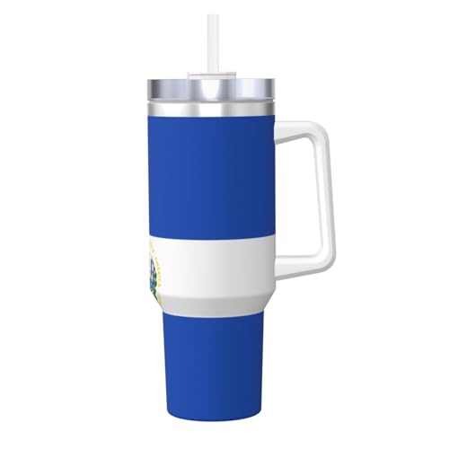 JaoXer El Salvador Thermobecher, Motiv: Eisbully mit Griff, vakuumisoliert, für Fitnessstudio, Camping, Büro, Auto, 1,2 l JaoXer El Salvador Thermobecher, Motiv: Eisbully mit Griff, vakuumisoliert, für Fitnessstudio, Camping, Büro, Auto, 1,2 l von JaoXer