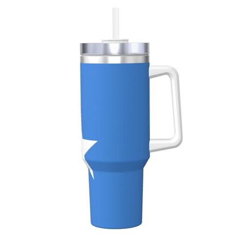 JaoXer Isolierbecher mit Somali-Flagge, Eisbully mit Griff, Trinkhalm, vakuumisoliert, für Fitnessstudio, Camping, Büro, Auto, 1,2 l JaoXer Isolierbecher mit Somali-Flagge, Eisbully mit Griff, Trinkhalm, vakuumisoliert, für Fitnessstudio, Camping, Büro, Auto, 1,2 l von JaoXer
