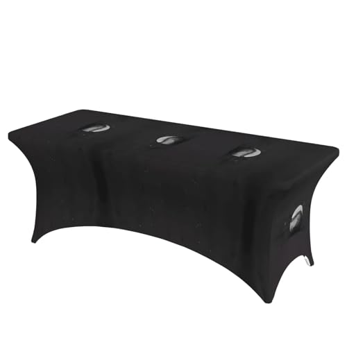 JaoXer Rechteckige Tischdecke mit Baseball-Druck, abwischbar, dehnbar, langlebig, für den Innen- und Außenbereich von JaoXer