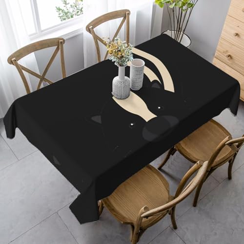 JaoXer Rechteckige Tischdecke mit Stinktierdruck, waschbar, klassische Küchendekoration für Esstisch, Tischplatte, Party-Tischdecken JaoXer Rechteckige Tischdecke mit Stinktierdruck, waschbar, klassische Küchendekoration für Esstisch, Tischplatte, Party-Tischdecken von JaoXer