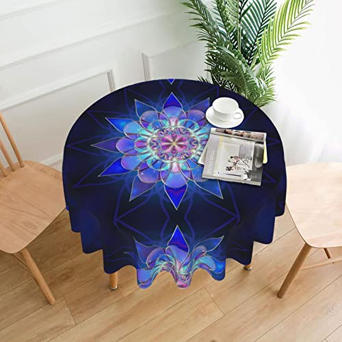 JaoXer Rechteckige runde Mandala-Tischdecke – Esstischabdeckung für Esszimmer, Bürotreffen und Feiertage – 152,4 cm Couchtischdecke JaoXer Rechteckige runde Mandala-Tischdecke – Esstischabdeckung für Esszimmer, Bürotreffen und Feiertage – 152,4 cm Couchtischdecke von JaoXer