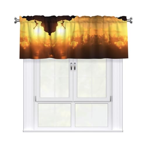 JaoXer Rock Climbing Sport Print Vorhang Volant 137,2 x 45,7 cm – Fensterdekoration für Heimdekoration – perfekt für Badezimmer, Waschküche JaoXer Rock Climbing Sport Print Vorhang Volant 137,2 x 45,7 cm – Fensterdekoration für Heimdekoration – perfekt für Badezimmer, Waschküche von JaoXer