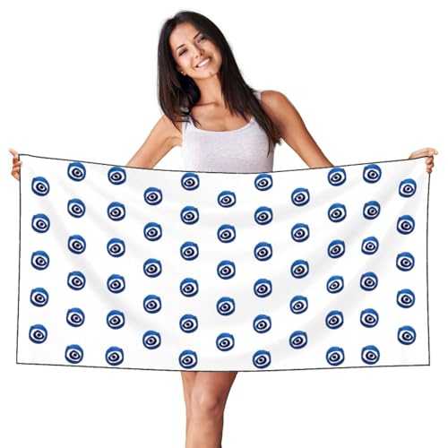 JaoXer Samt-Strandtuch mit Fuchs-Motiv, Motiv: Böser Blick, weiches Handtuch für Zuhause, Reisen, Schwimmbad, Sonnenbad, Fitnessstudio JaoXer Samt-Strandtuch mit Fuchs-Motiv, Motiv: Böser Blick, weiches Handtuch für Zuhause, Reisen, Schwimmbad, Sonnenbad, Fitnessstudio von JaoXer