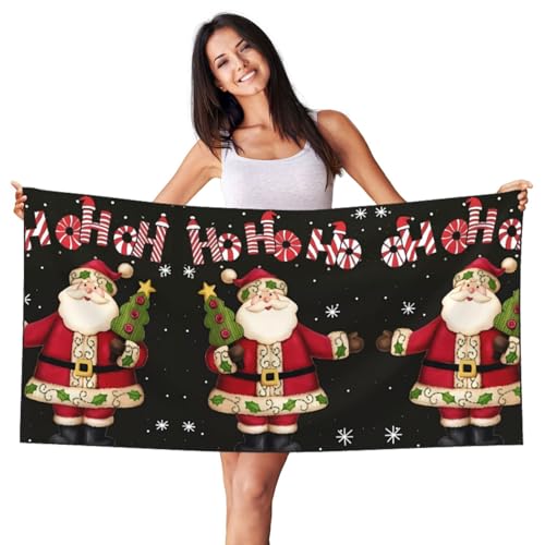 JaoXer Samt-Strandtuch mit Fuchs-Motiv, Motiv: Frohe Weihnachten, weiches Handtuch für Zuhause, Reisen, Schwimmbad, Sonnenbad, Fitnessstudio JaoXer Samt-Strandtuch mit Fuchs-Motiv, Motiv: Frohe Weihnachten, weiches Handtuch für Zuhause, Reisen, Schwimmbad, Sonnenbad, Fitnessstudio von JaoXer
