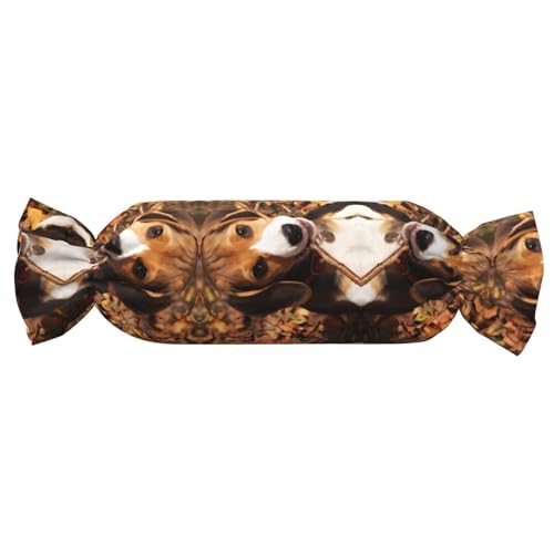 JaoXer 【Süßigkeitenförmiges zylindrisches Kissen】Verstellbare Nackenstütze, Plüsch-Körperkissen mit weichem süßem Hundedruck-Design JaoXer 【Süßigkeitenförmiges zylindrisches Kissen】Verstellbare Nackenstütze, Plüsch-Körperkissen mit weichem süßem Hundedruck-Design von JaoXer