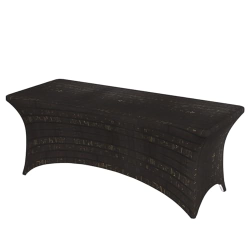 JaoXer Tischdecke mit antikem ägyptischen Hieroglyphen-Druck, rechteckig, abwischbar, dehnbar, langlebig, für den Innen- und Außenbereich JaoXer Tischdecke mit antikem ägyptischen Hieroglyphen-Druck, rechteckig, abwischbar, dehnbar, langlebig, für den Innen- und Außenbereich von JaoXer