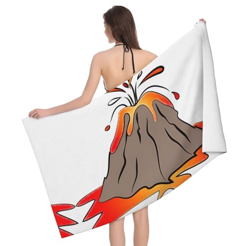 JaoXer Volcano Badetuch-Set – weiche Mikrofaser-Badetücher – perfekt für Zuhause, Fitnessstudio, Strand und Reisen JaoXer Volcano Badetuch-Set – weiche Mikrofaser-Badetücher – perfekt für Zuhause, Fitnessstudio, Strand und Reisen von JaoXer
