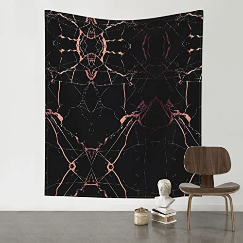 JaoXer Wandteppich mit Marmor-Druck, 152,4 x 129,5 cm, Dekoration für Wohnheim, Kunstposter für Wohnzimmer, Schlafzimmer, minimalistischer Wandbehang von JaoXer