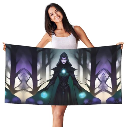 JaoXer WraithsAndWitches Strandtuch mit Fuchs-Motiv, weiches Handtuch für Zuhause, Reisen, Schwimmbad, Sonnenbaden, Fitnessstudio JaoXer WraithsAndWitches Strandtuch mit Fuchs-Motiv, weiches Handtuch für Zuhause, Reisen, Schwimmbad, Sonnenbaden, Fitnessstudio von JaoXer