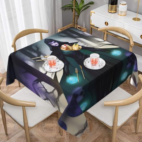 JaoXer WraithsAndWitches Tischdecke, quadratisch, perfekt für drinnen und draußen, Esstisch, Couchtisch und Bürokonferenzen von JaoXer
